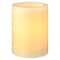3" x 4" Cream LED Wax Pillar Candle by Ashland®